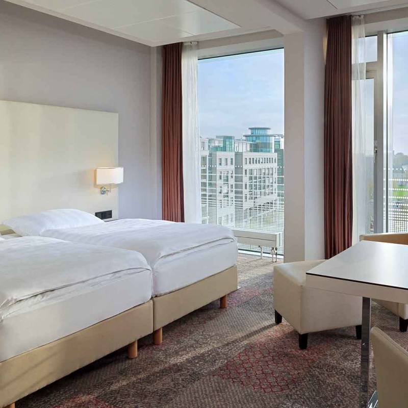 Standard Zimmer Radisson Blu Hotel Leipzig